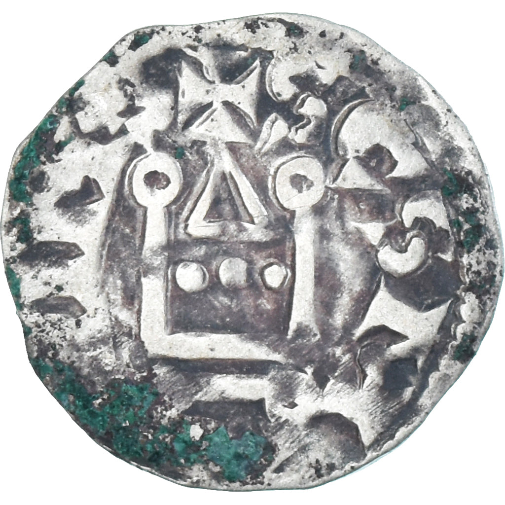 Moneda, Francia, Touraine, Denier Tournois, ca. 1150-1200, Saint-Martin de