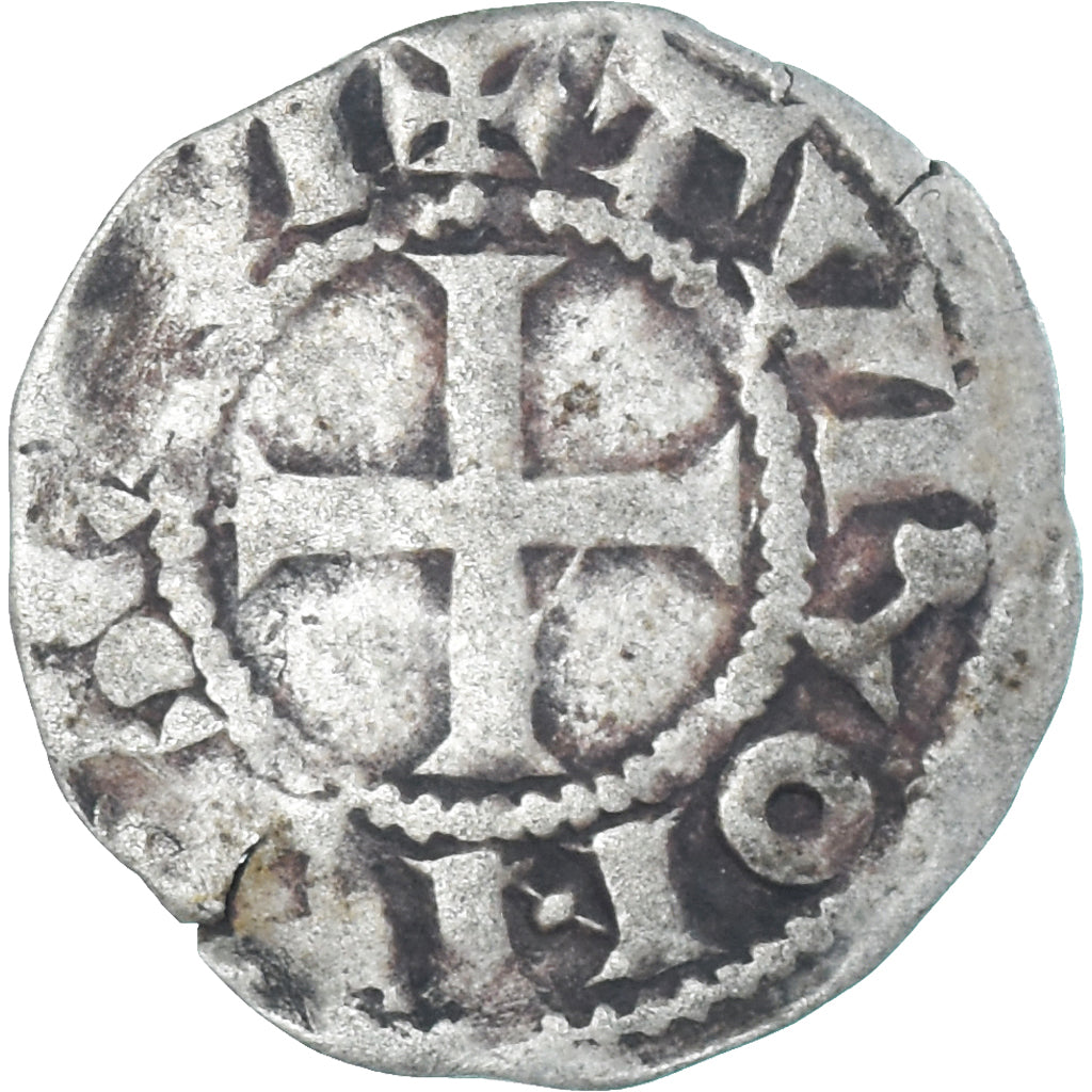 Moneda, Francia, Touraine, Denier Tournois, ca. 1150-1200, Saint-Martin de