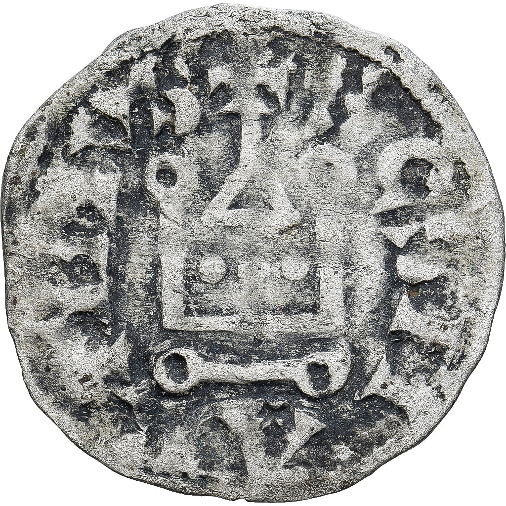 Moneda, Francia, Touraine, Denier Tournois, ca. 1150-1200, Saint-Martin de