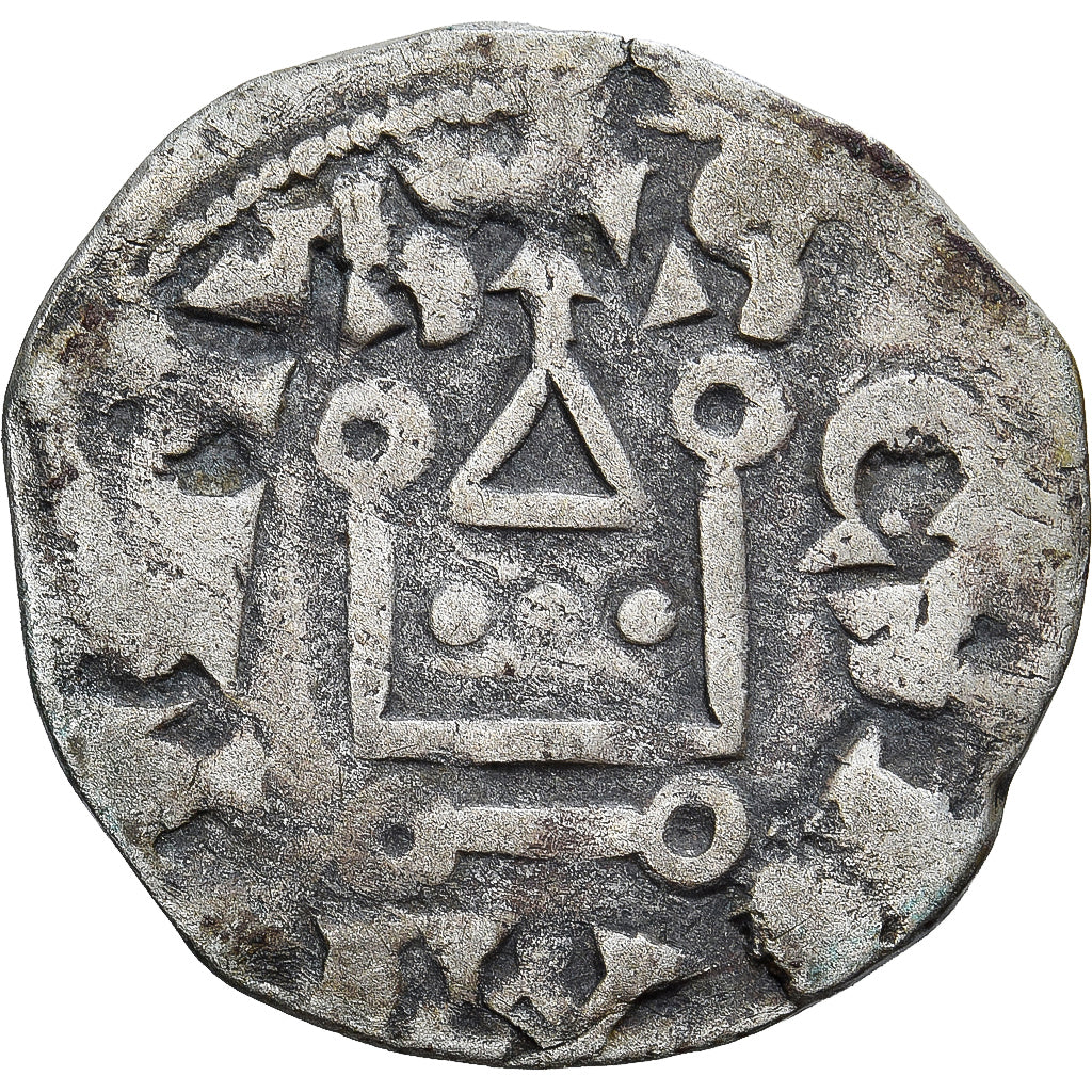 Moneda, Francia, Touraine, Denier Tournois, ca. 1150-1200, Saint-Martin de