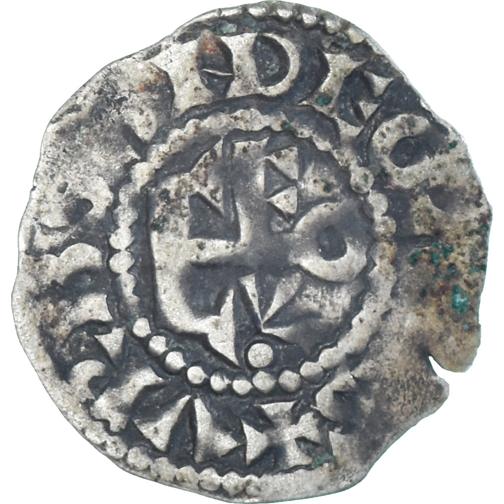 Monnaie, France, Comté d'Anjou, Foulques IV, Denier, 1060-1109, Angers, TB+