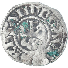 Monnaie, France, Comté d'Anjou, Foulques IV, Denier, 1060-1109, Angers, TB+