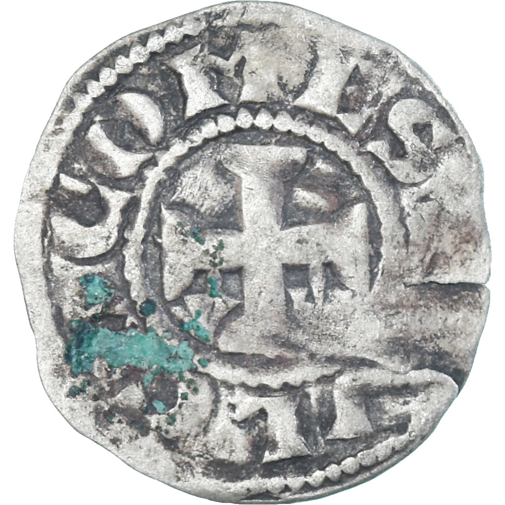 Moeda, França, Comté d'Anjou, Foulques IV, Denier, 1060-1109, Angers