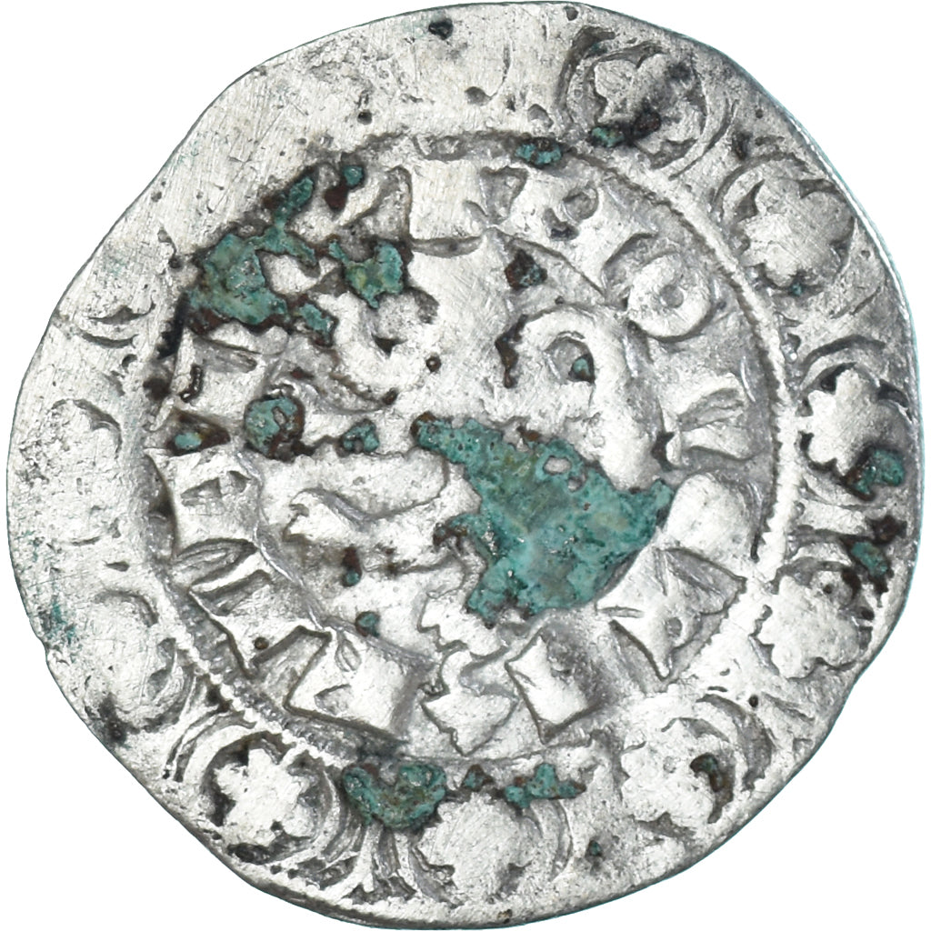 Coin, France, Flanders, Louis II de Mâle, Gros, 1346-1384, VF(30-35), Silver