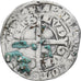 Moneda, Francia, Flanders, Louis II de Mâle, Gros, 1346-1384, BC+, Plata