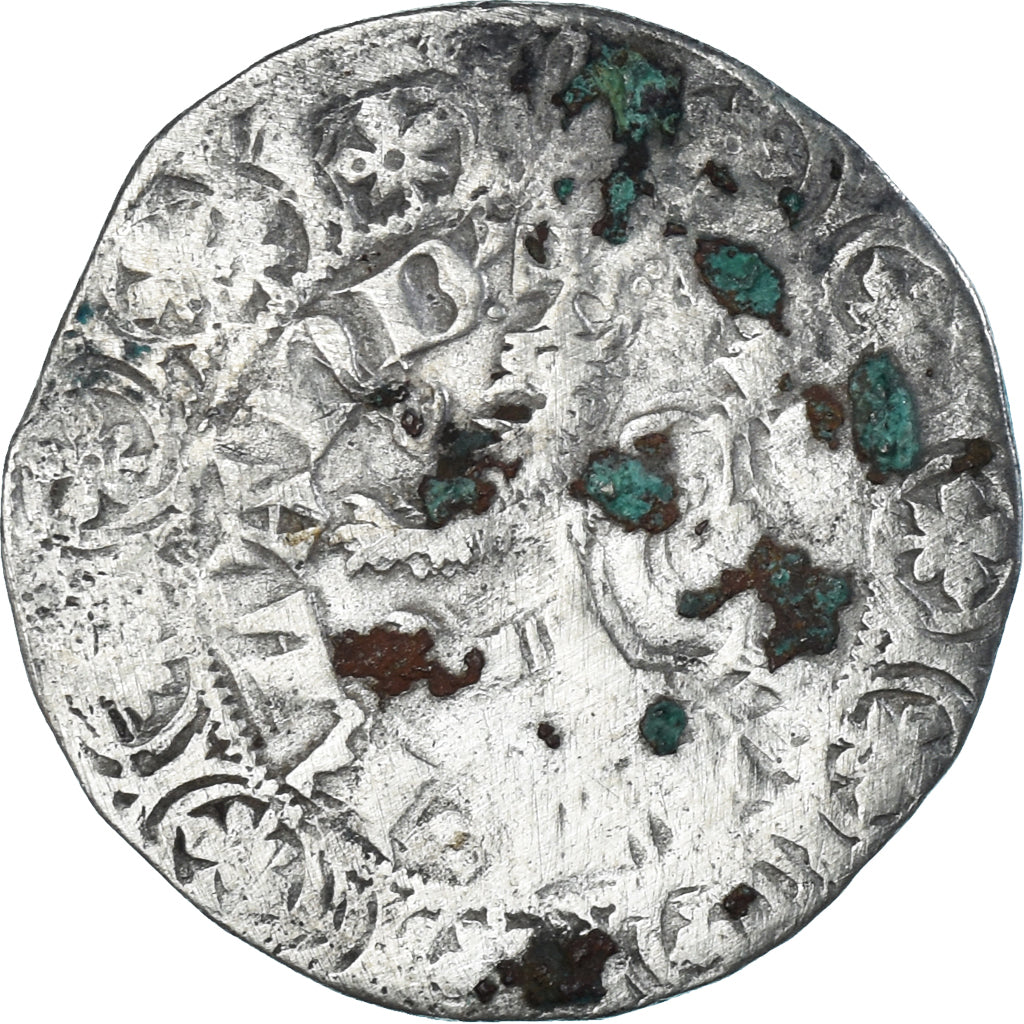 Moneda, Francia, Flanders, Louis II de Mâle, Gros, 1346-1384, BC+, Plata