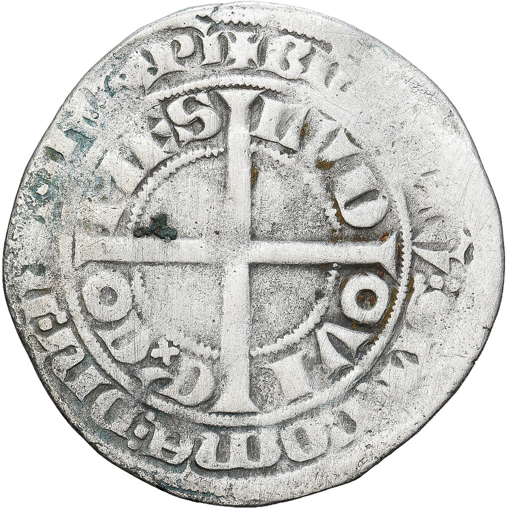 Moneta, Francja, Flanders, Louis II de Mâle, Gros, 1346-1384, VF(30-35)