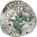 Moneda, Francia, Flanders, Louis II de Mâle, Gros, 1346-1384, BC+, Plata