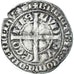 Moneda, Francia, Flanders, Louis II de Mâle, Gros, 1346-1384, BC+, Plata