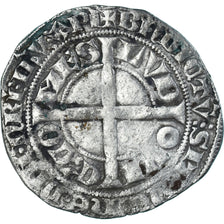 Coin, France, Flanders, Louis II de Mâle, Gros, 1346-1384, VF(30-35), Silver
