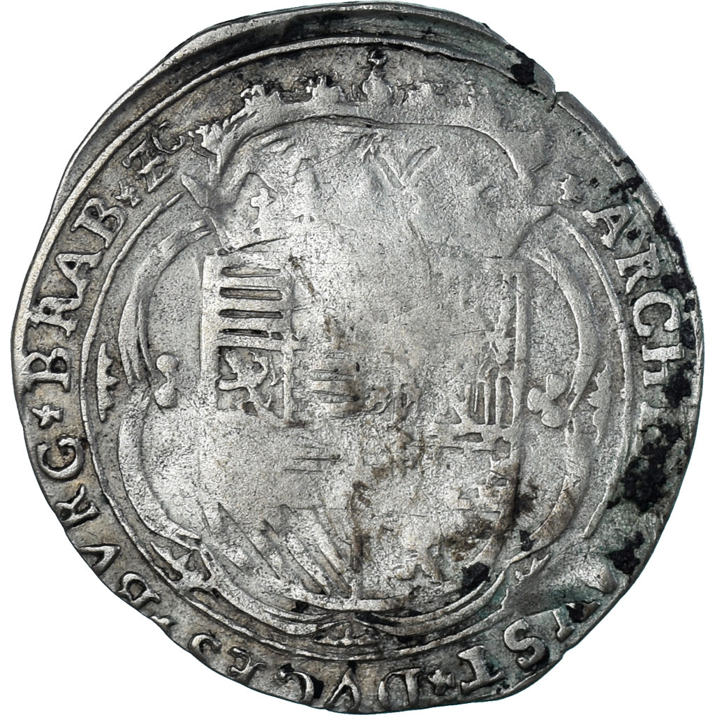Munten, Lage Spaanse landen, Albert & Isabella, 3 Patards, 1620, Anvers, FR