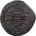 Münze, Spanische Niederlande, Philippe IV, Liard, Oord, 1652, Brussels, SS