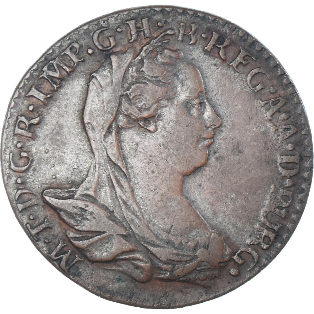 Moeda, Países Baixos Austríacos, Maria Theresa, 2 Liards, 2 Oord, 1778