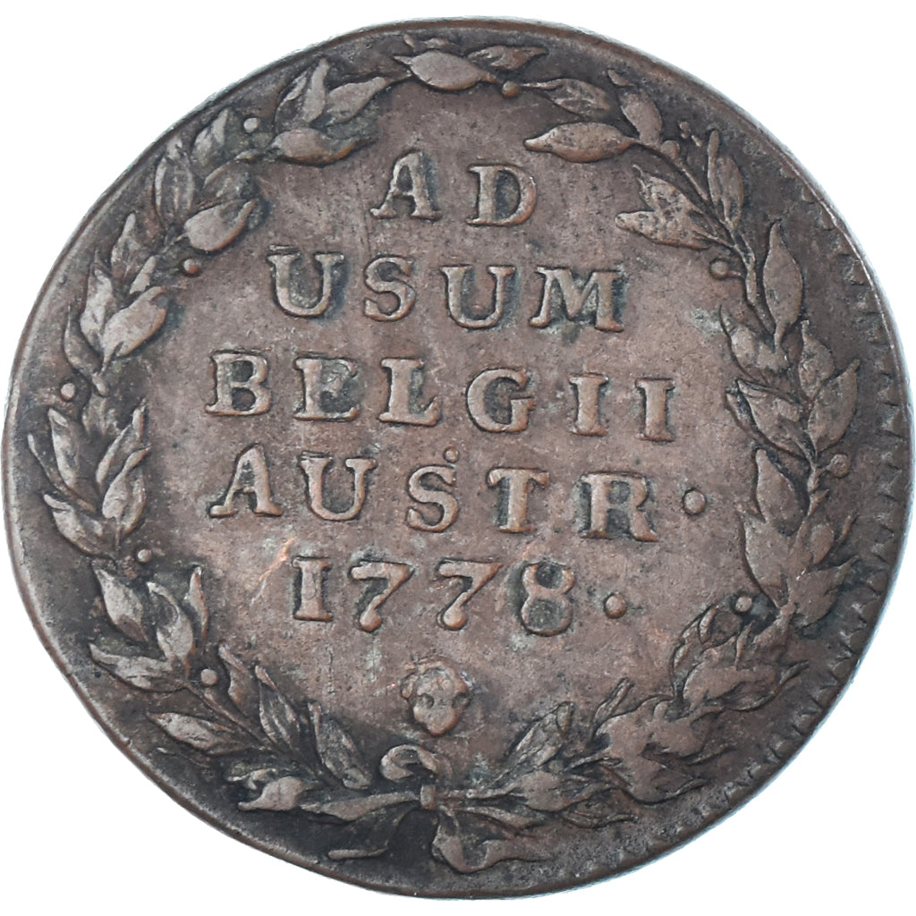Moeda, Países Baixos Austríacos, Maria Theresa, 2 Liards, 2 Oord, 1778
