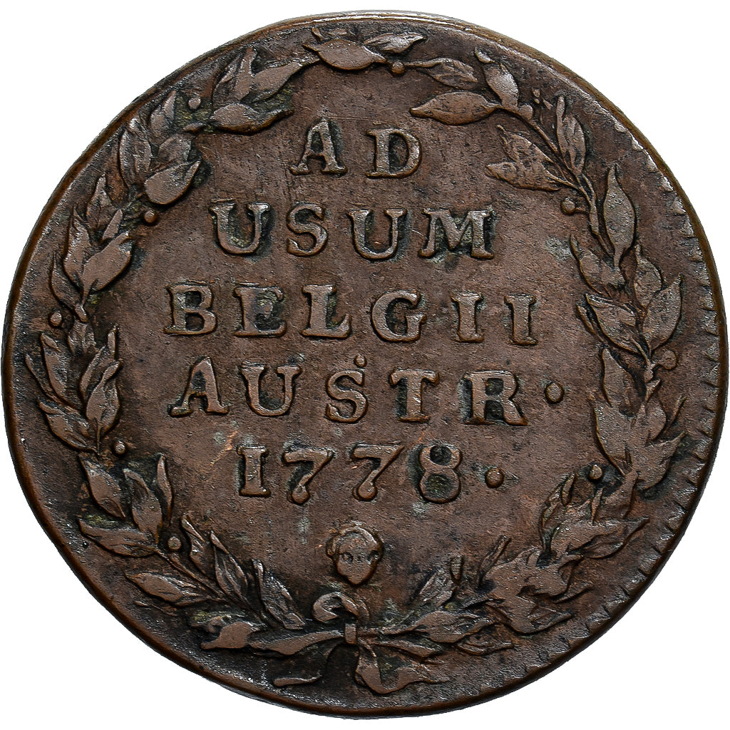 Monnaie, Pays-Bas autrichiens, Maria Theresa, 2 Liards, 2 Oord, 1778, Bruxelles
