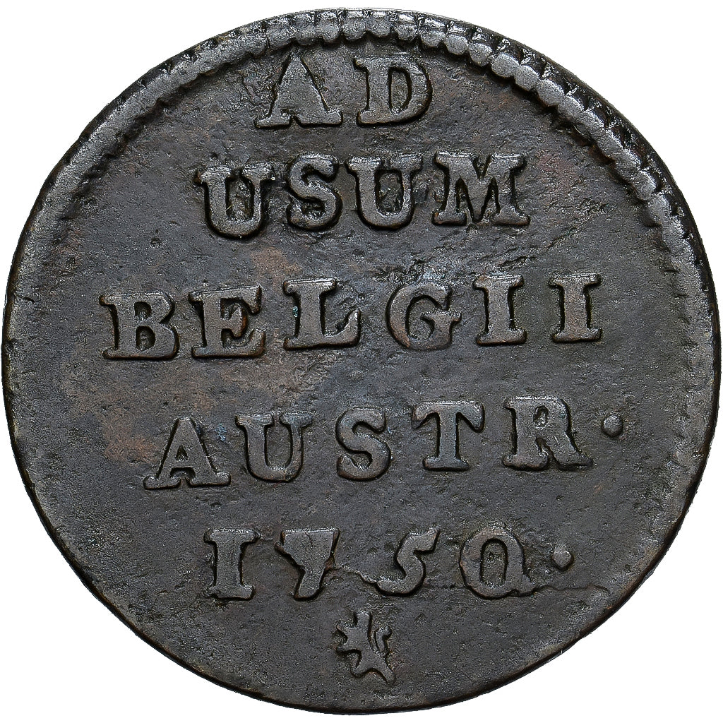 Monnaie, Pays-Bas autrichiens, Maria Theresa, Liard, Oord, 1750, Bruges, TB