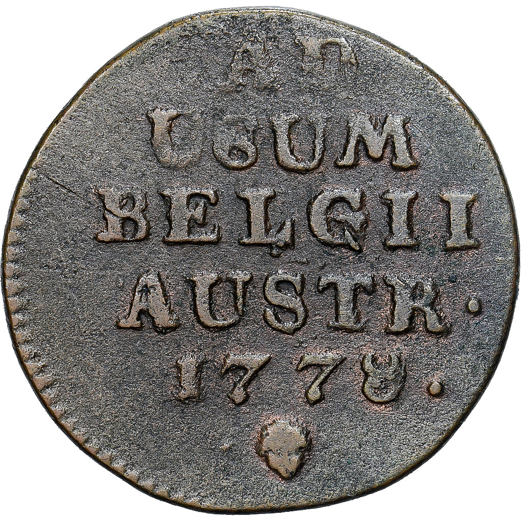 Monnaie, Pays-Bas autrichiens, Maria Theresa, Liard, Oord, 1778, Bruxelles, TTB