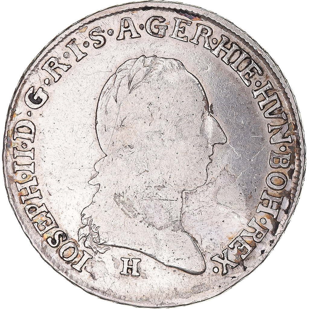 Moneda, PAÍSES BAJOS AUSTRIACOS, Joseph II, 1/4 Kronenthaler, 1788, Günzburg