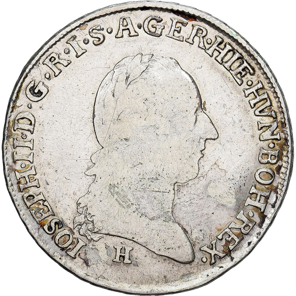 Coin, Austrian Netherlands, Joseph II, 1/4 Kronenthaler, 1788, Günzburg