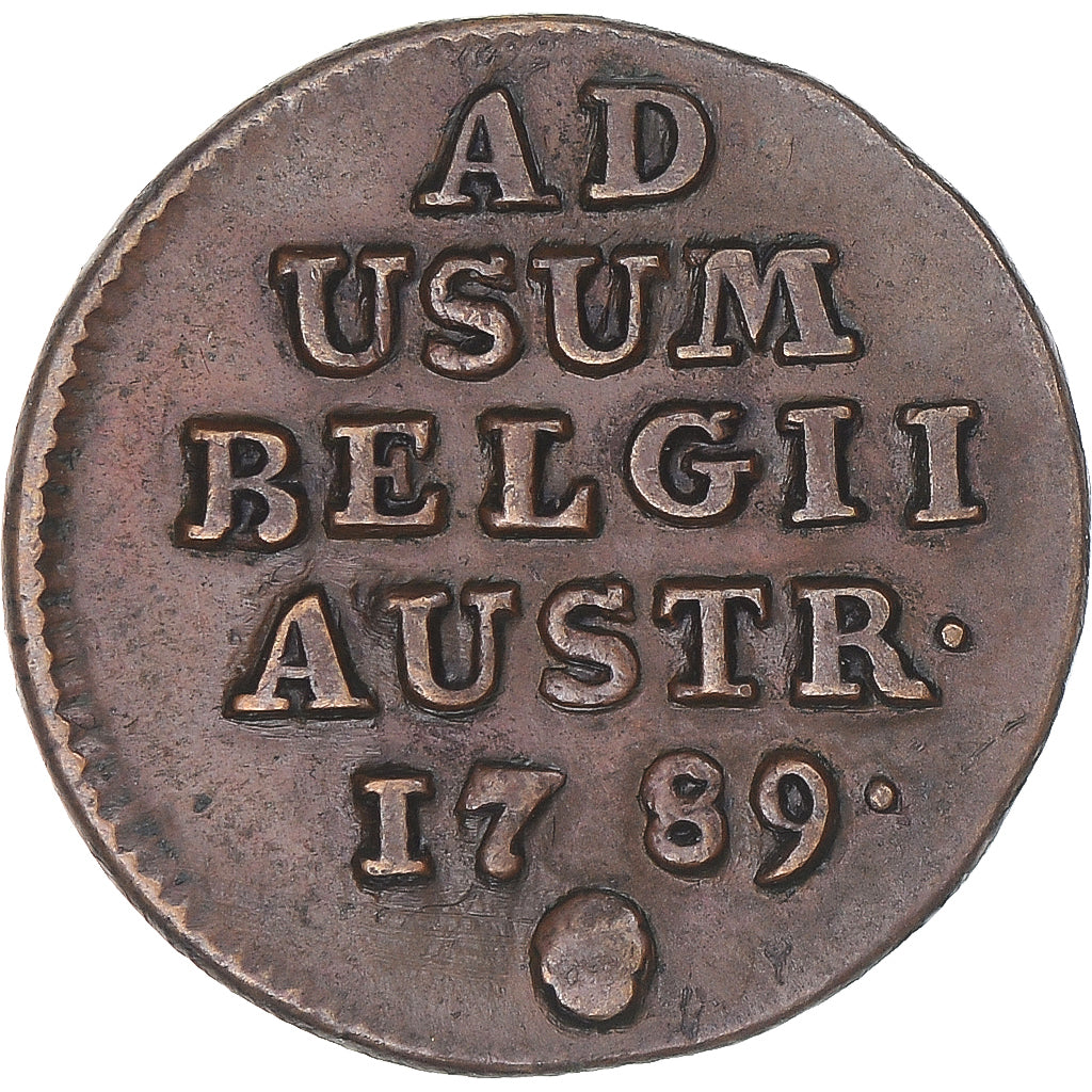 Coin, Austrian Netherlands, Joseph II, Liard, Oord, 1789, Brussels, VF(30-35)