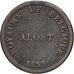 Munten, België, Monnaie fictive, 5 Centimes, 1833, Alost, FR+, Koper