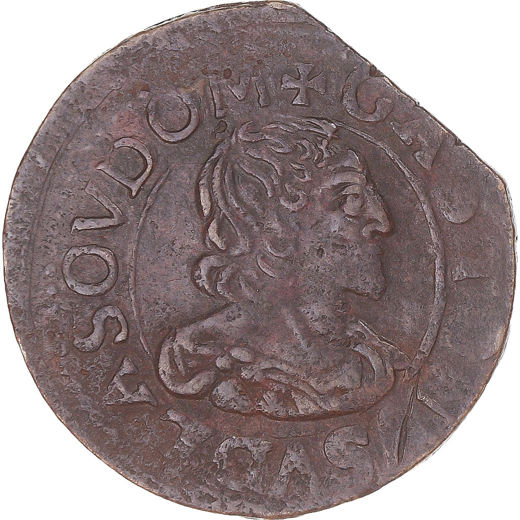 Moneda, Principado de Dombes, Gaston d'Orléans, Double Tournois, 1641
