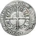 Moneta, Francia, Flanders, Louis II de Mâle, Gros, 1346-1384, MB+, Argento