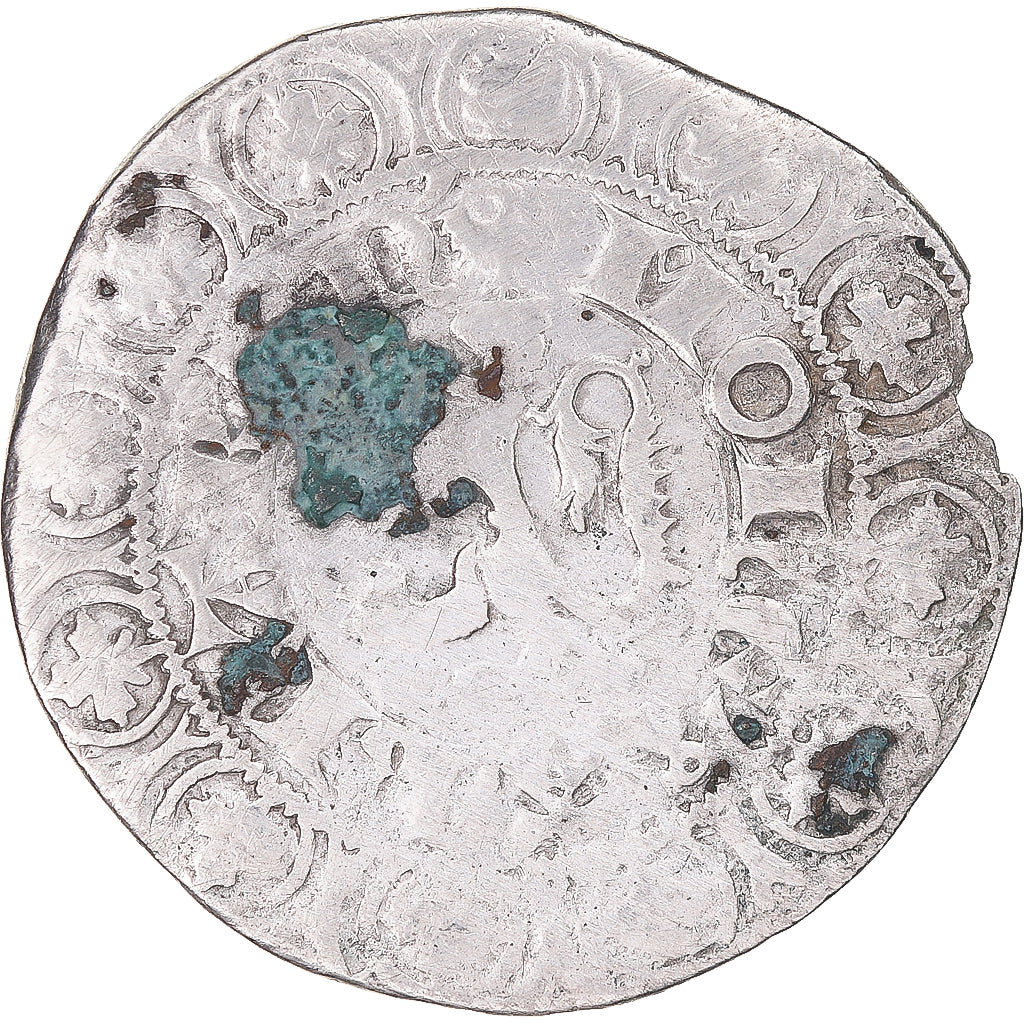 Moneda, Francia, Flanders, Louis II de Mâle, Gros, 1346-1384, BC+, Plata