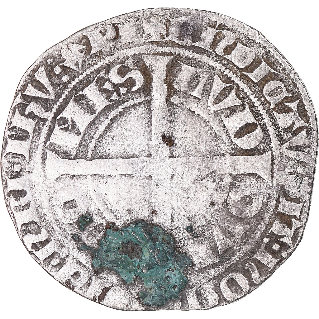 Moneta, Francja, Flanders, Louis II de Mâle, Gros, 1346-1384, VF(30-35)