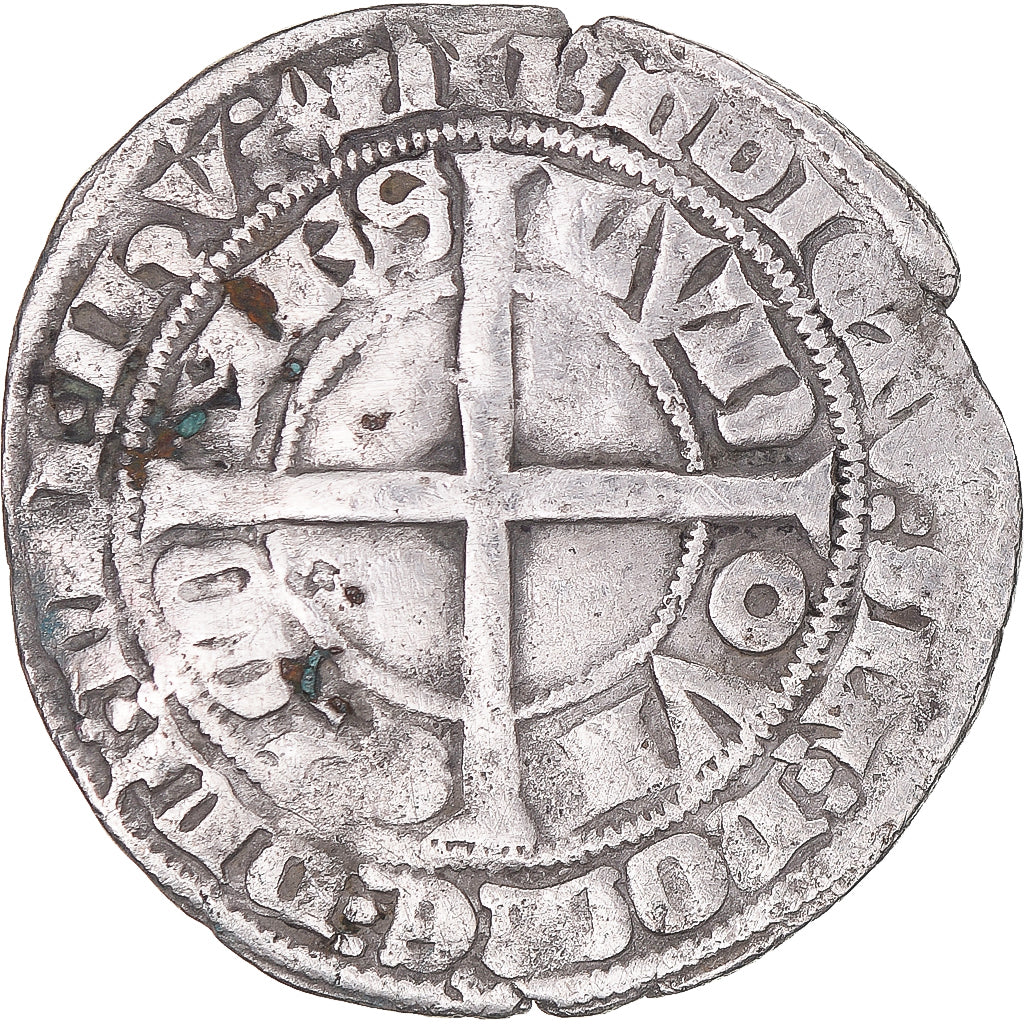 Coin, France, Flanders, Louis II de Mâle, Gros, 1346-1384, VF(30-35), Silver
