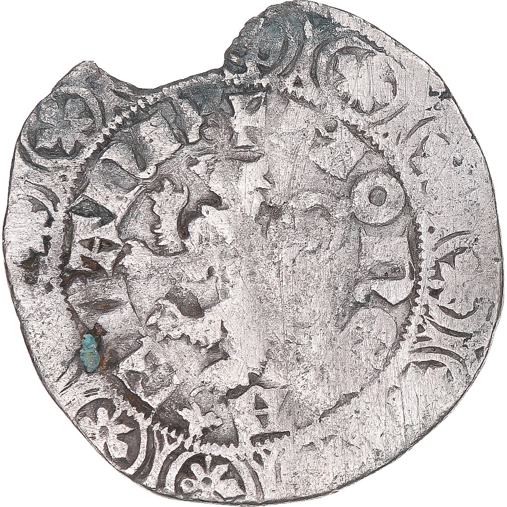 Moneta, Francja, Flanders, Louis II de Mâle, Gros, 1346-1384, VF(30-35)