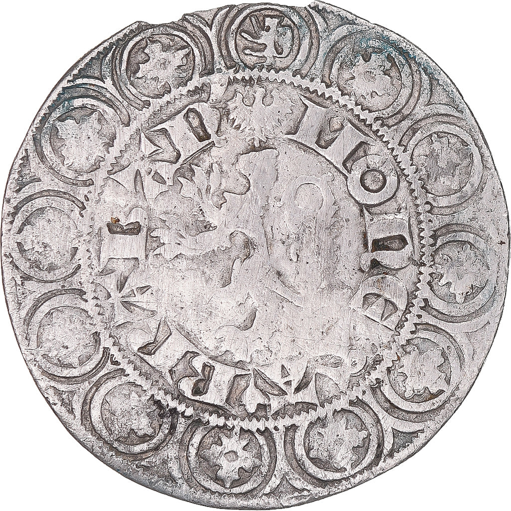 Münze, Belgien, duché de Brabant, Jean III, Gros compagnon au lion, 1312-1355