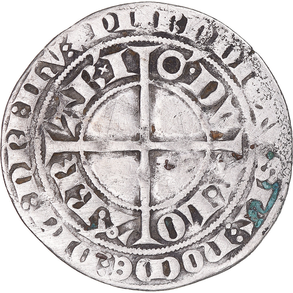 Moeda, Bélgica, duché de Brabant, Jean III, Gros compagnon au lion, 1312-1355