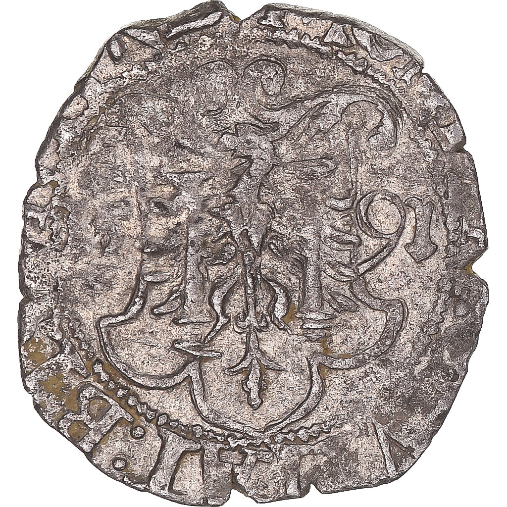 Moneta, TERYTORIA FRANCUSKIE, Franche-Comté, Carolus, 1591, Besançon