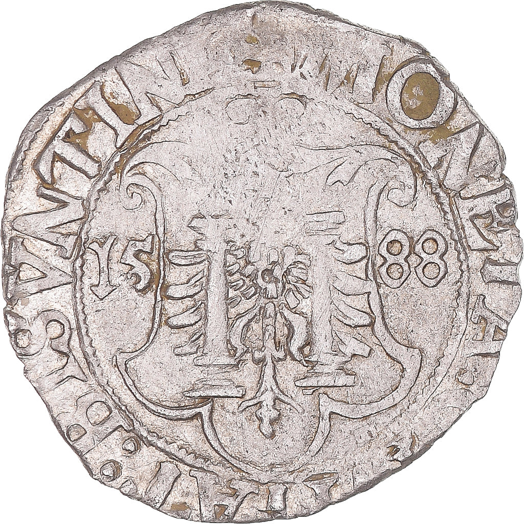 Moneda, ESTADOS FRANCESES, Franche-Comté, Carolus, 1588, Besançon, MBC