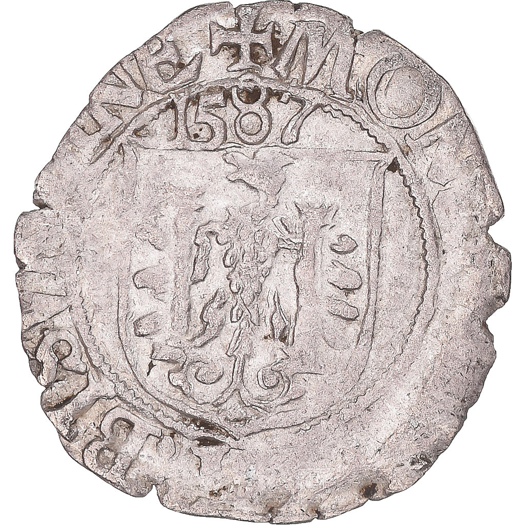 Moneda, ESTADOS FRANCESES, Franche-Comté, Carolus, 1587, Besançon, MBC