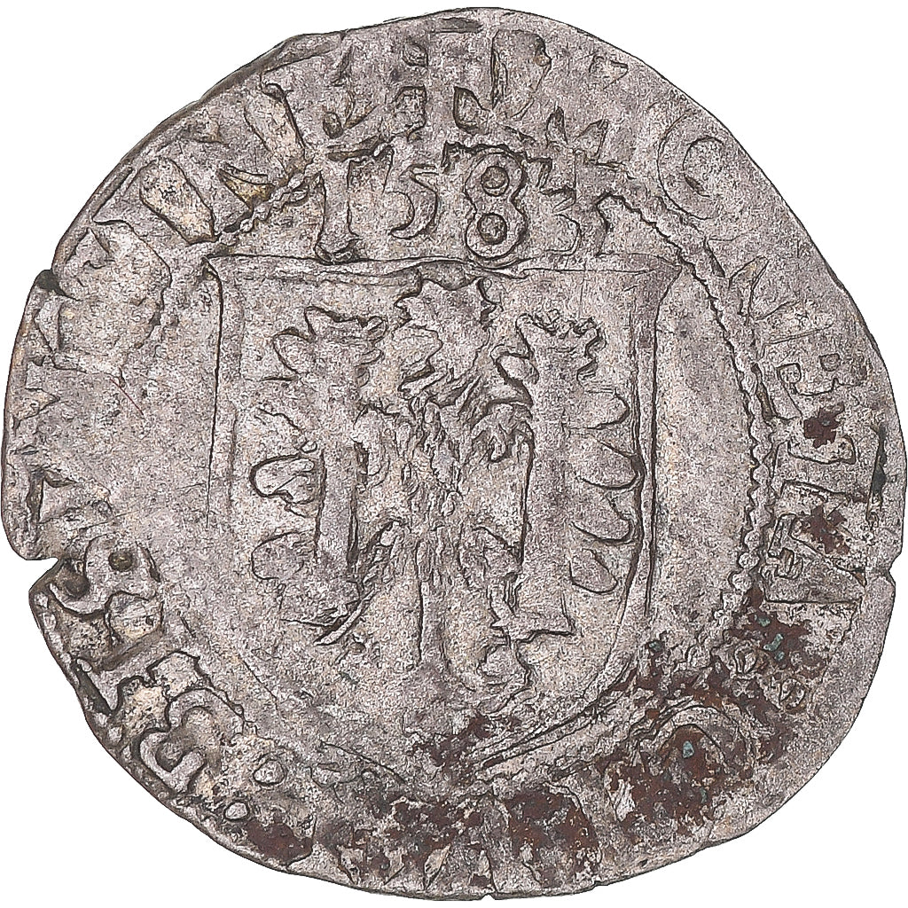 Moneta, TERYTORIA FRANCUSKIE, Franche-Comté, Carolus, 1583, Besançon