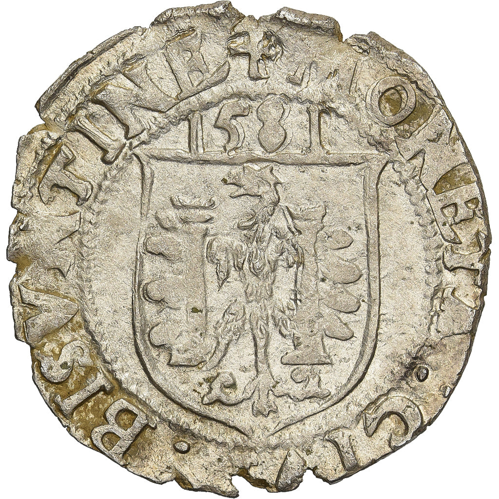 Free city of Besançon, Charles V, Carolus, 1581, Besançon, posthumous, Billon