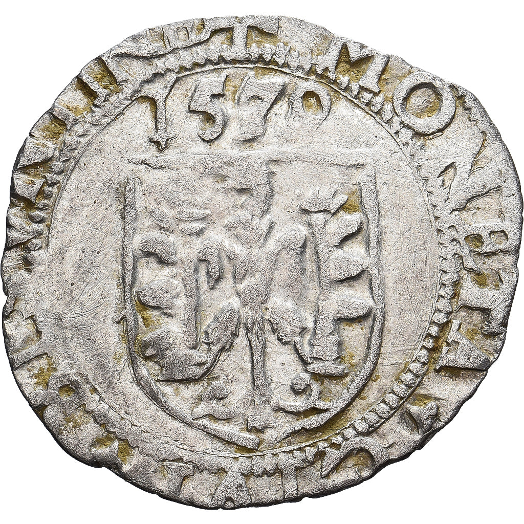 Moneda, ESTADOS FRANCESES, Franche-Comté, Carolus, 1579, Besançon, MBC+