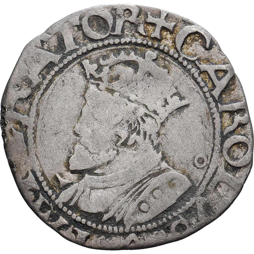 Moneda, ESTADOS FRANCESES, Franche-Comté, Carolus, 1554, Besançon, BC+