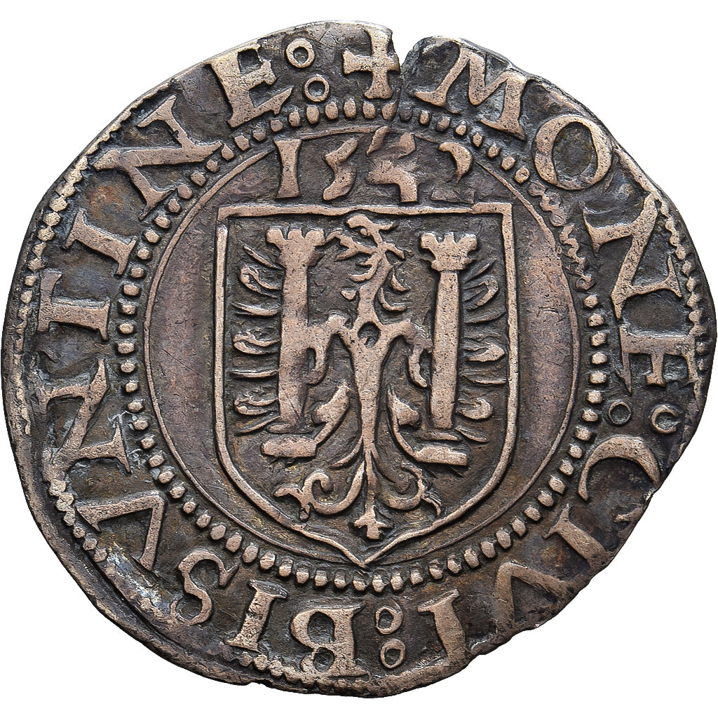 Münze, FRENCH STATES, Franche-Comté, Carolus, 1542, Besançon, SS, Billon