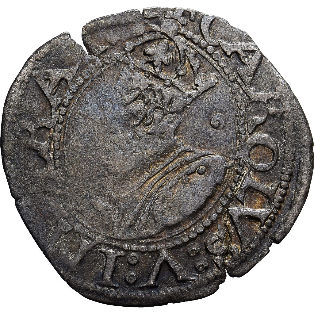 Moneta, STATI FRANCESI, Franche-Comté, Carolus, 1539, Besançon, MB+, Biglione