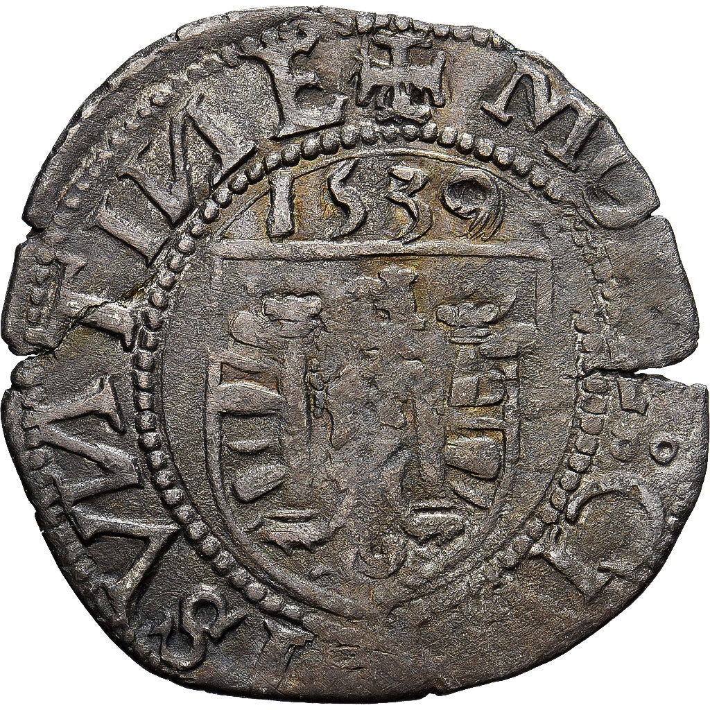 Moneta, STATI FRANCESI, Franche-Comté, Carolus, 1539, Besançon, MB+, Biglione