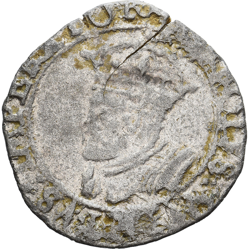 Moneda, ESTADOS FRANCESES, Franche-Comté, Carolus, 1594, Besançon, BC+
