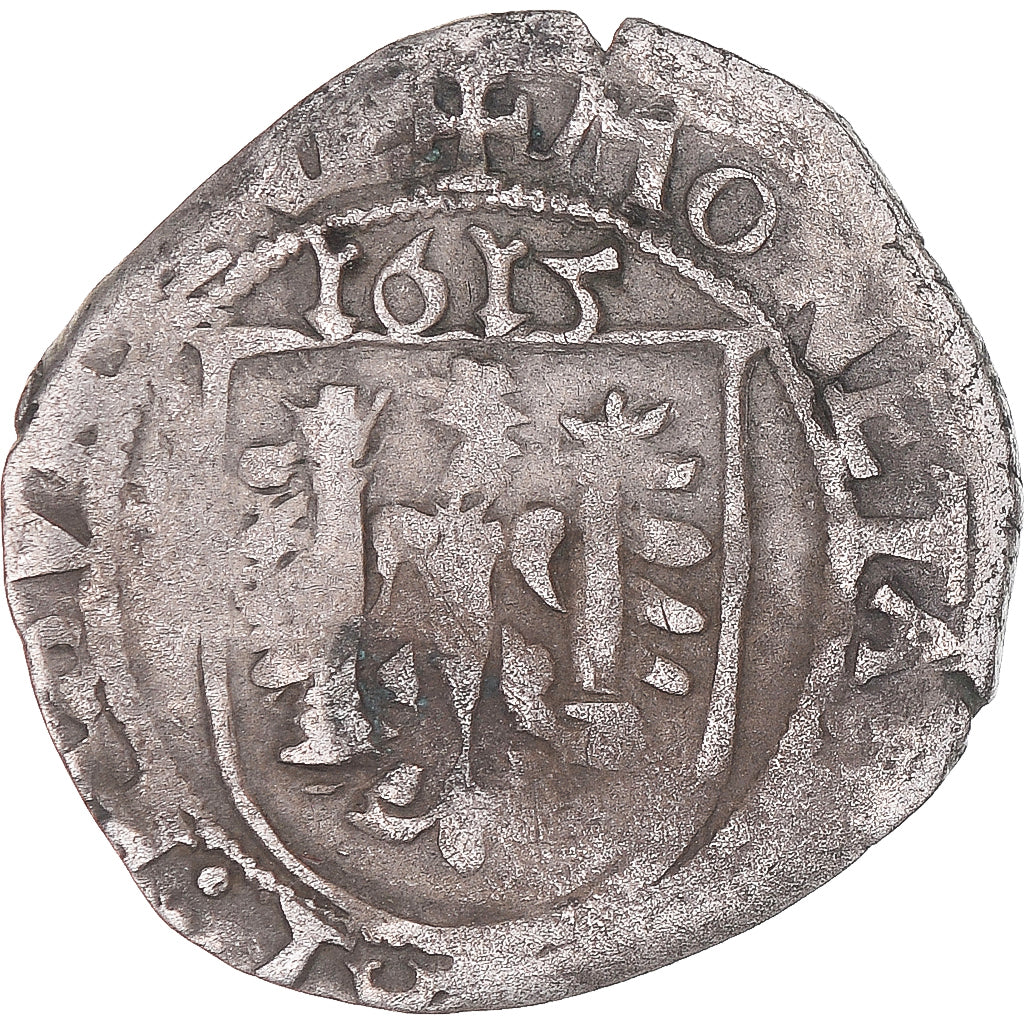 Moneda, ESTADOS FRANCESES, Franche-Comté, Carolus, 1615, Besançon, BC+