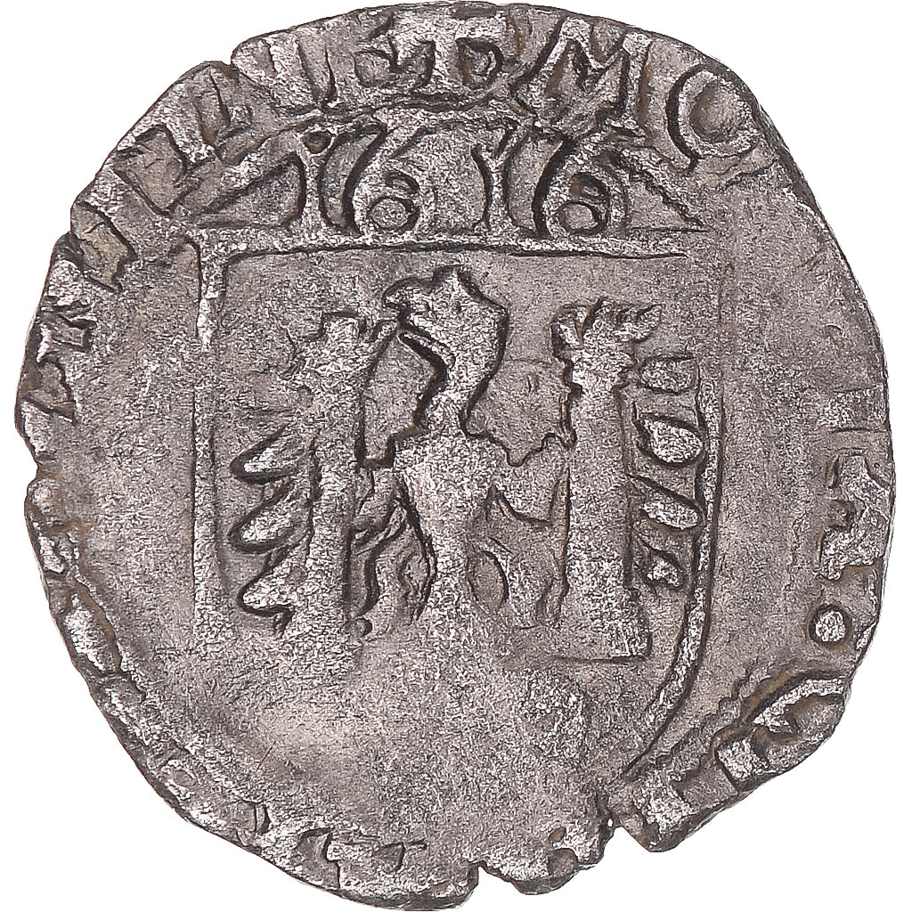 Moneda, ESTADOS FRANCESES, Franche-Comté, Carolus, 1616, Besançon, BC+