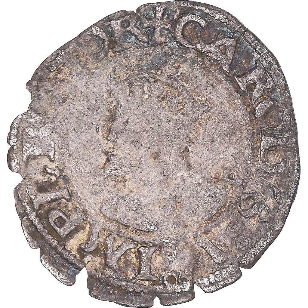 Moneta, TERYTORIA FRANCUSKIE, Franche-Comté, 1/2 Carolus, 1548, Besançon