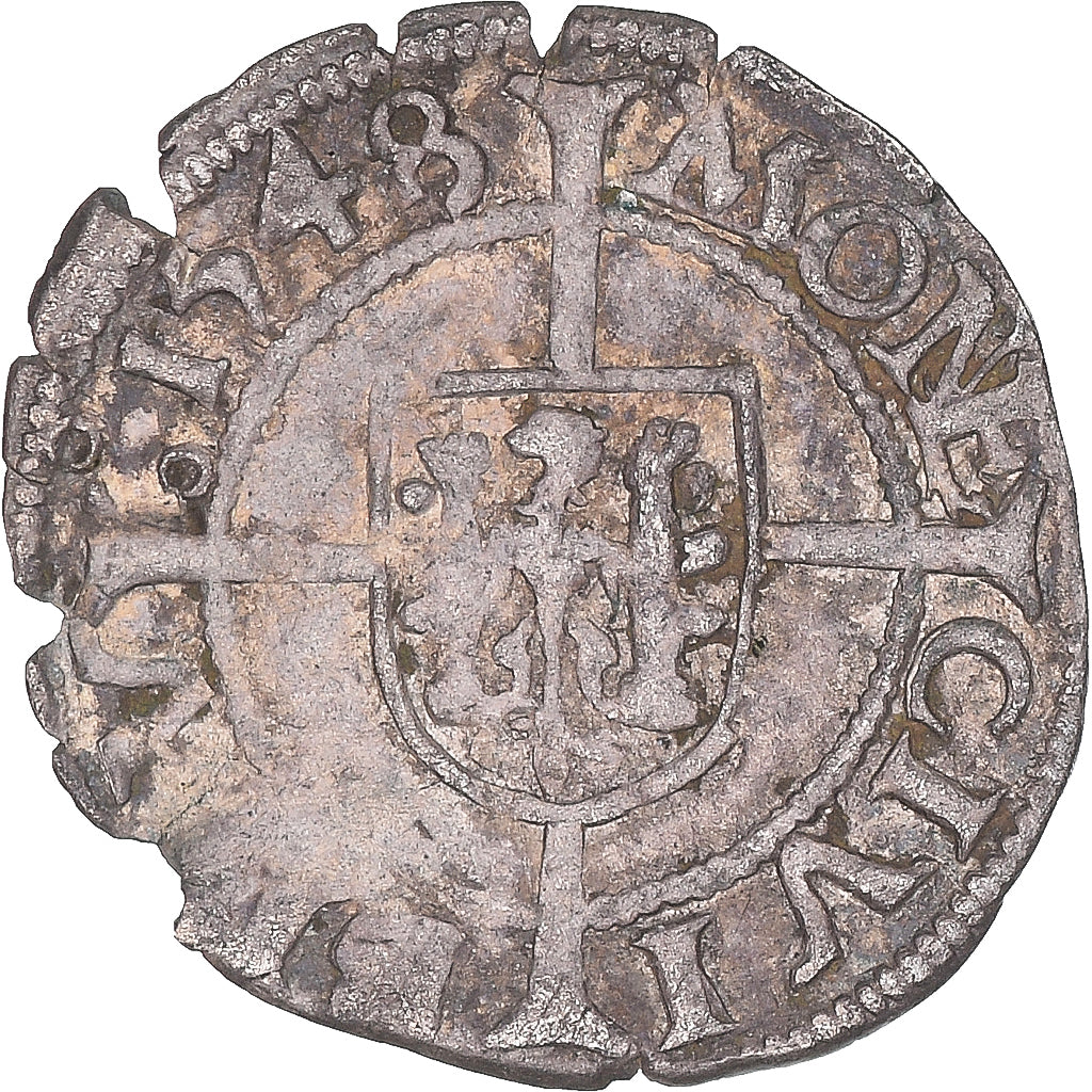 Moneta, TERYTORIA FRANCUSKIE, Franche-Comté, 1/2 Carolus, 1548, Besançon