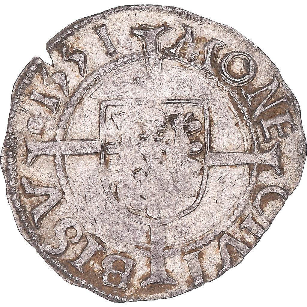 Moneda, ESTADOS FRANCESES, Franche-Comté, 1/2 Carolus, 1551, Besançon, BC+