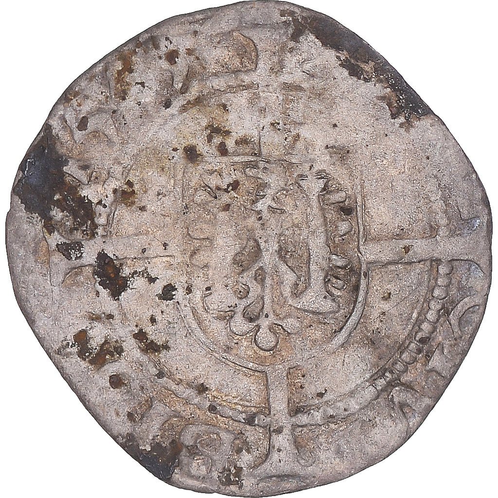 Munten, FRANSE STATEN, Franche-Comté, 1/2 Carolus, 1555, Besançon, FR, Billon